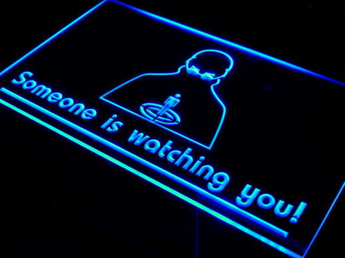 CCTV Someone is Watching Neon Light Sign